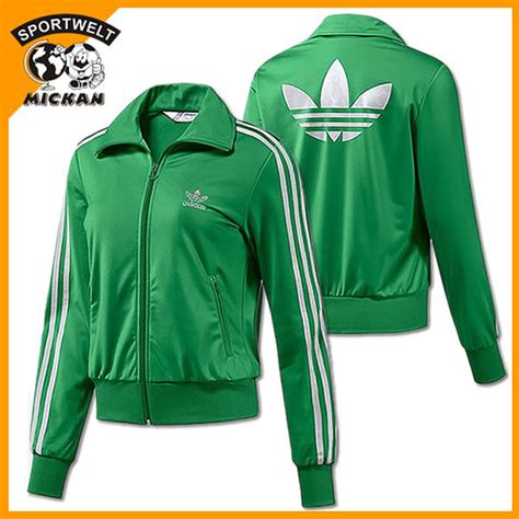 adidas retro jacke grün damen